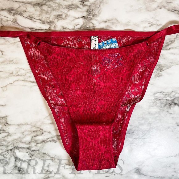 Set of 2! Free People Tameeka Undie Panties in Berry Electric Size Small, NEW - Picture 6 of 9